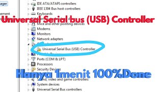 Cara mengatasi ⚠️universal serial bus USB Controller pada windows 7 [upl. by Aikemot945]