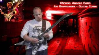 Michael Angelo Batio  No Boundaries  Guitar Cover [upl. by Atekihs]