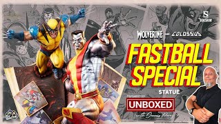 Wolverine and Colossus Fastball Special 14 statue by Sideshow Unboxed [upl. by Gregson]