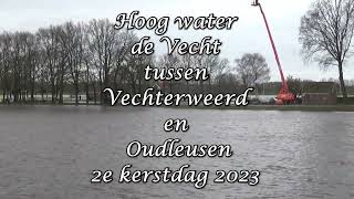 Hoog water de Vecht kerst 2023 [upl. by Alexandria]