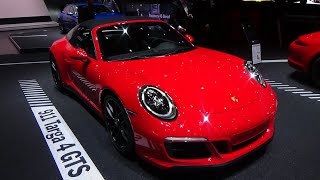 2018 Porsche 911 Targa 4 GTS  Geneva Motor Show 2017 [upl. by Neerroc]