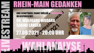 Wahlanalyse mit Dr Wolfgang Wodarg amp Sabine Langer [upl. by Aziram]