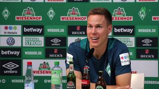 Niklas Moisander über Claudio Pizarro und das Spiel gegen Wolfsburg [upl. by Rehpotsirc815]