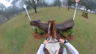 GoPro Wyeth the Mustang Open Training  2024 Three Lakes Winter I Horse Trials [upl. by Aneehsat171]