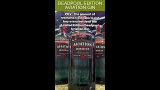 Deadpool Limited Edition Aviation Gin 😱 [upl. by Adlanor]