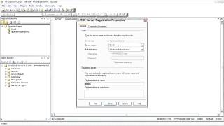 Sql Server Registering Servers [upl. by Hutson156]