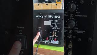 Velodyne SPL800i fault [upl. by Herrick]