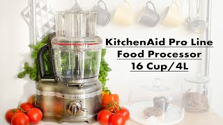 ARTISAN 4L FOOD PROCESSOR 5KFP1644  KitchenAid Pro [upl. by Lauraine353]