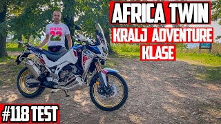 Test Motora Honda Africa Twin CRF 1100L Adventure Sports ES DCT 2022  First Ride  Review Eng [upl. by Aniretak]