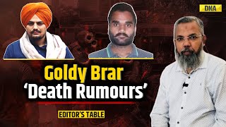 Goldy Brar Dead Sidhu Moosewala Shooting Masterminds Alleged Murder Rumours [upl. by Ardnait69]