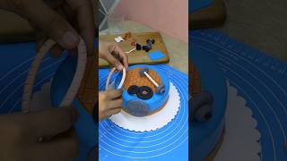 GYM theme cake for all gym lovers ☺️  Complete FONDANT CAKE🎂 viral trending youtubeshorts cake [upl. by Ssidnak28]