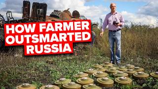 Ukrainian Farmer Finds BIZZARE Way to Get Rid Of Russian Mines [upl. by Eelorac]