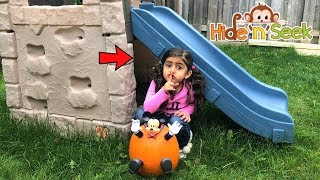 Best Hiding Spot with Sally at Playground  kids fun video [upl. by Ekram]