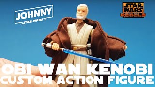 Star Wars Rebels Obi Wan Kenobi Custom Figure Twin Suns [upl. by Dahlia]