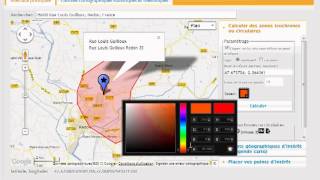 Créer une zone de isochrone [upl. by Verras]