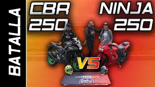 NINJA 250 VS CBR 250  BATALLA A MUERTE FULLGASS [upl. by Dinsdale]