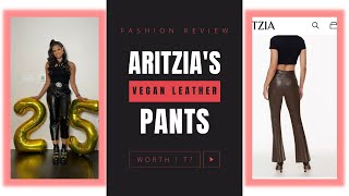 Aritzias Vegan Leather Pants  Vegan Leather  Aritzia [upl. by Earla702]