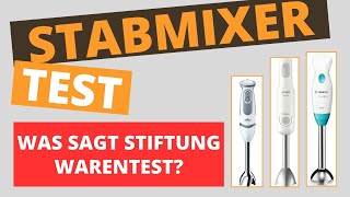 Beste Stabmixer  Pürierstab Stiftung Warentest Bewertungen [upl. by Noami]