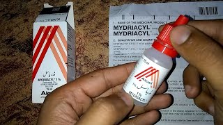 MYDRIACYL Tropicamide15ml Eyedrop dangerous side effects  Composition  Used for  All Details 🔥💯 [upl. by Arracahs5]