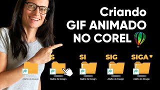 Criar Gif Animado no Corel Draw [upl. by Sakiv]