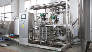 EZIONB7 High Temperature Short Time Flash Pasteurizer [upl. by Llertniuq]