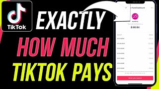 How Much TikTok Paid Me For 1000000 Views [upl. by Twelve361]