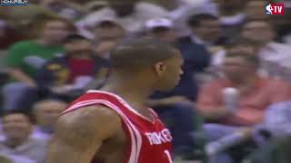 Classic Tracy McGrady Dunk on Shawn Bradley 2005 NBA Playoffs [upl. by Ahseei]