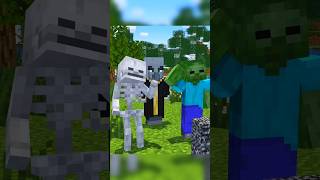 Skeleton vs Zombie vs Illager vs Herobrine Ultimate Brick Breaking Challenge minecraft shorts [upl. by Hamish143]