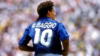 Roberto Baggio Best Skills amp Goals [upl. by Hnid718]