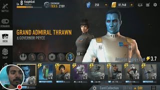 Star Wars Force Arena Grand Admiral Thrawn with Governer Pryce Deck [upl. by Silecara]