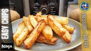 Ninja Foodi 101 CHIPS  Fries THE BEST Steak House Chips Air Fryer Air Crisp Pressure Cook [upl. by Bixler]