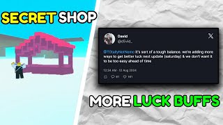 SECRET SHOP and MORE LUCK UPGRADE next update in Pet Simulator 99 RNG Event [upl. by Novyert174]