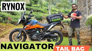 RYNOX Navigator tail bag 50L rynox ktm adv 390 unboxing [upl. by Irama]