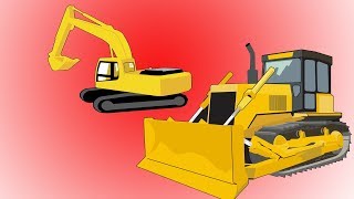 Excavator Dump Truck Construction Vehicles Toys For Kids Toy Cars for Children [upl. by Adrahs485]