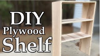 DIY Plywood Shelves using Pocket Holes [upl. by Inirt]