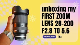 Unboxing My FIRST ZOOM LENS 28200mm F2856  The Perfect AllinOne Lens  Sahil Ansari Vlogs [upl. by Aylmer]