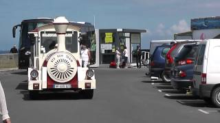 Tourist Road Train 29680 Roscoff Finistère Brittany France 20th July 2012 [upl. by Tarr]