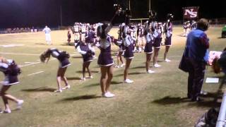 10222010 Ninety Six High School Varsity Football Cheerleaders 2 [upl. by Yelir]