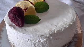 THe BEST NoBake Lemon Cheesecake Recipe [upl. by Oralle547]