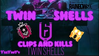 Twin Shells Clips And kills  Tom clancy Rainbow 6 siege [upl. by Hausmann]