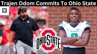 Trajen Odom Commits To Ohio State  Ohio State Football Recruiting News [upl. by Aiveneg967]