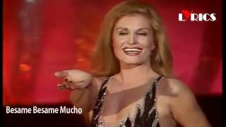 Besame Mucho  DALIDA  Lyrics [upl. by Gretchen]