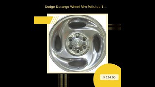 Dodge Durango Wheel Rim Polished 15quot 1998 1999 2097 ALY2097 52106144AA [upl. by Montague]