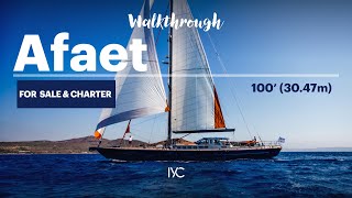 AFAET I Walkthrough onboard the luxury Jongert sailing yacht I For sale and charter with IYC [upl. by Krissy]