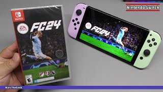 EA Sports FC 24 Unboxing amp Gameplay on Nintendo Switch [upl. by Giess]