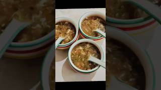 Chicken manchow soup🤤 shorts winter how madina islam ytshorts soup food cooking fyp food [upl. by Noiemad977]