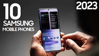 TOP 10 New SAMSUNG Smartphones 2023  Latest Mobile Phones 2023 [upl. by Weissman]