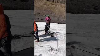 Learning Crevasse Rescue in the Wapta Icefields [upl. by Moor708]