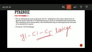 furanose and pyranose form of glucose and fructose [upl. by Eltsirc]