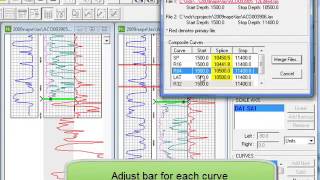 Neuralog Software Tips amp Tricks Merge LAS Curves [upl. by Adirahs722]